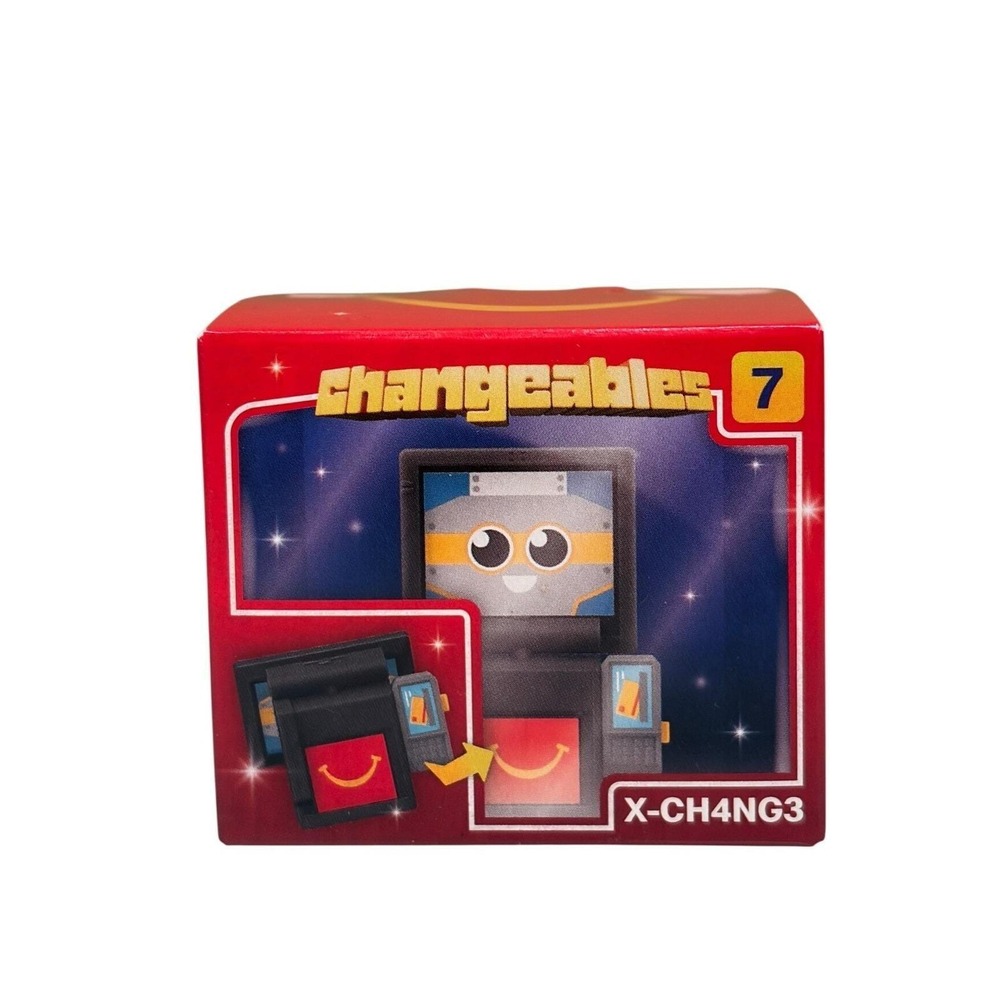 Mcdonalds Changeables Happy Meal Toy #7 X-CH4NG3 New